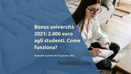 Bonus università
