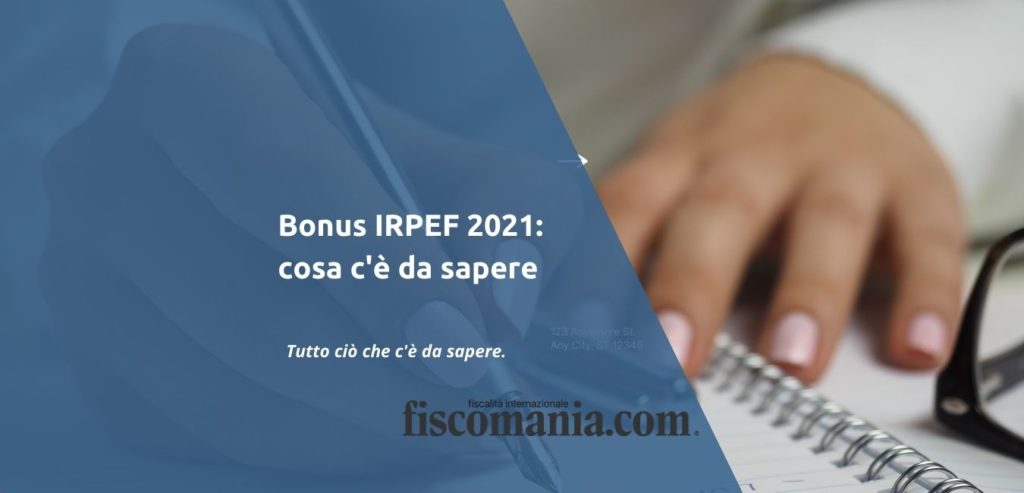 Bonus IRPEF 2021