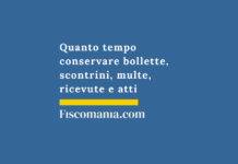 Quanto-tempo-conservare-bollette-scontrini-multe-ricevute-atti