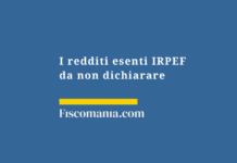 Redditi-esenti-IRPEF-non-dichiarare-730