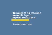 Plusvalenza-cessione-immobili-Irpef-imposta-sostitutiva