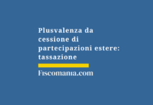 Plusvalenza-cessione-partecipazioni-estere-tassazione