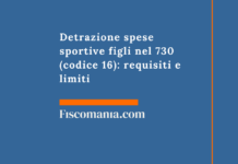 Detrazione spese sportive figli nel 730 (codice 16): requisiti e limiti 2026 Detrazione-spese-sportive-figli-730-(codice 16)-requisiti-limiti