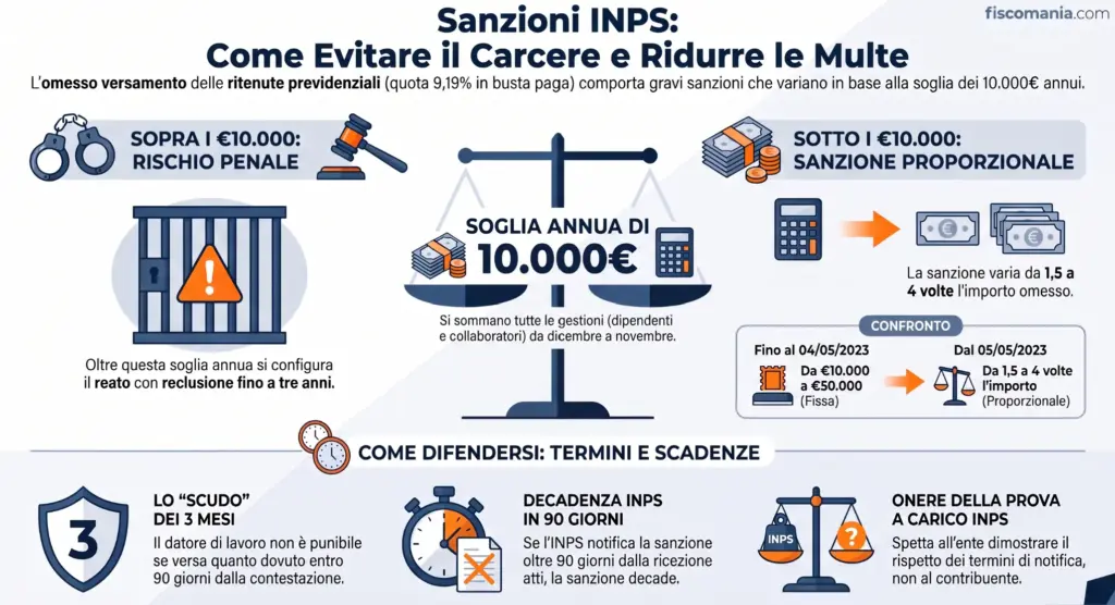 Omesso-versamento-ritenute-previdenziali-sanzioni-infografica