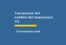 Tassazione-redditi-funzionari-UE-residenza-fiscale