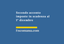 Secondo-acconto-imposte-calcolo-versamento-scadenza