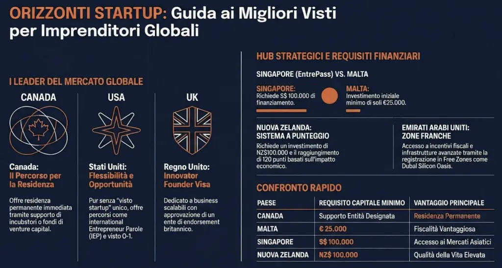 Migliori-paesi-ottenere-visto-startup-infografica