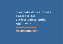 Scomputo della ritenuta d’acconto del professionista: guida aggiornata Scomputo-della-ritenuta-d'acconto-professionista-guida-aggiornata