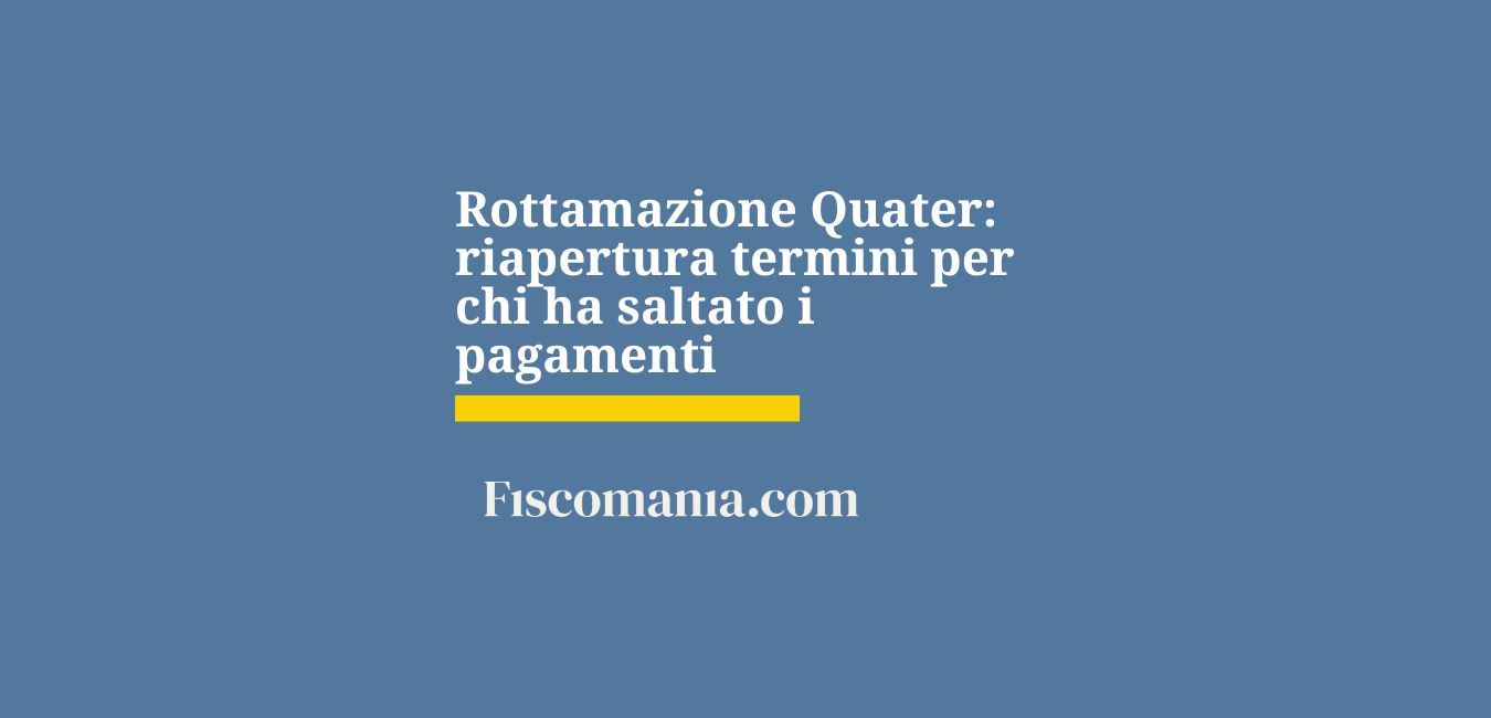 Rottamazione Quater: domande entro il 30 aprile