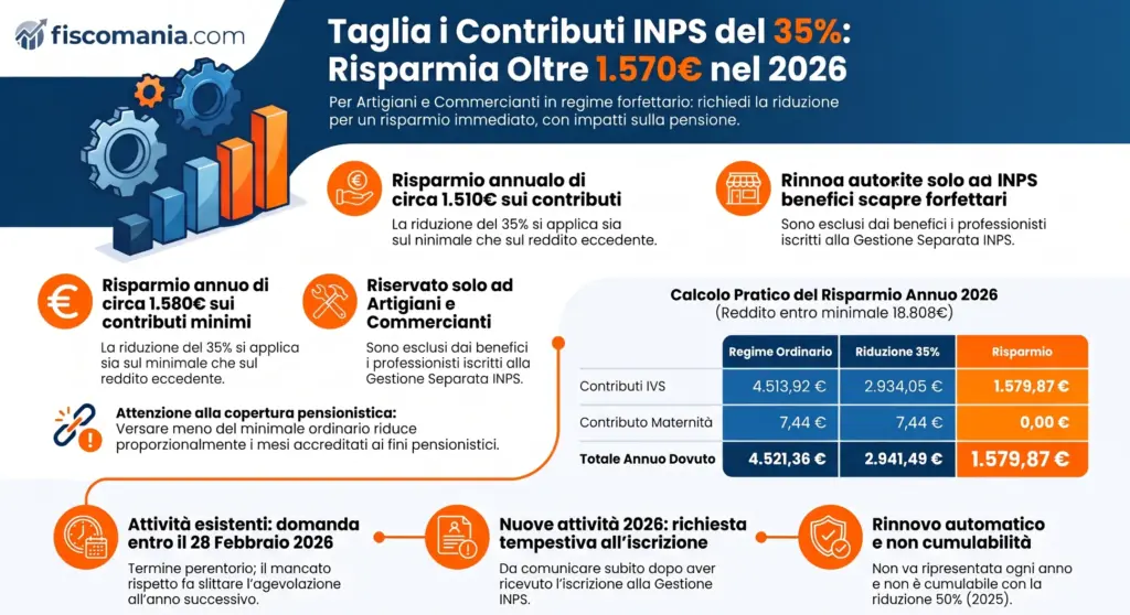 Riduzione-contributi-INPS-del-35%-per-forfettari-infografica