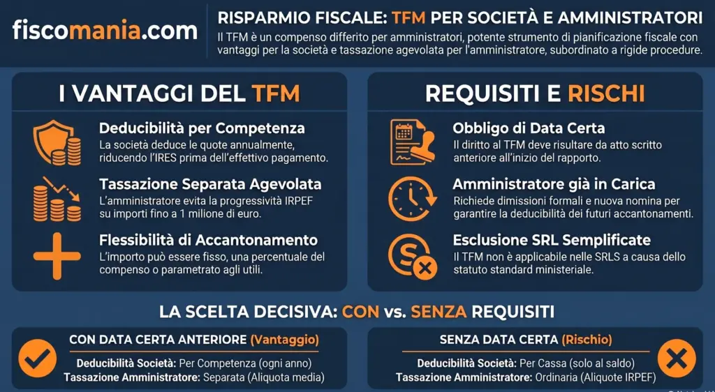 Trattamento-di-fine-mandato-TFM-guida-deducibilità-data-certa-tassazione-amministratore-infografica