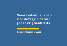 Neo-residenti-esonero-monitoraggio-fiscale-cripto-attività