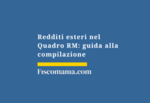 Redditi-esteri-Quadro-RM-compilazione