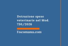Detrazione spese veterinarie nel Mod. 730/2026 detrazione-spese-veterinarie