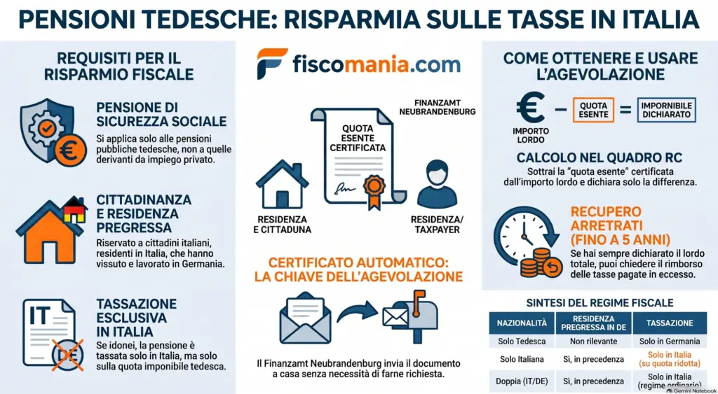 Pensioni-tedesche-in-Italia-tassazione-certificato-della-quota-esente-infografica