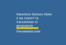 emettere-fatture-false-reato-cassazione