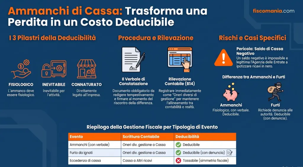 Ammanchi-di-cassa-gestione-contabile-fiscale-guida-infografica