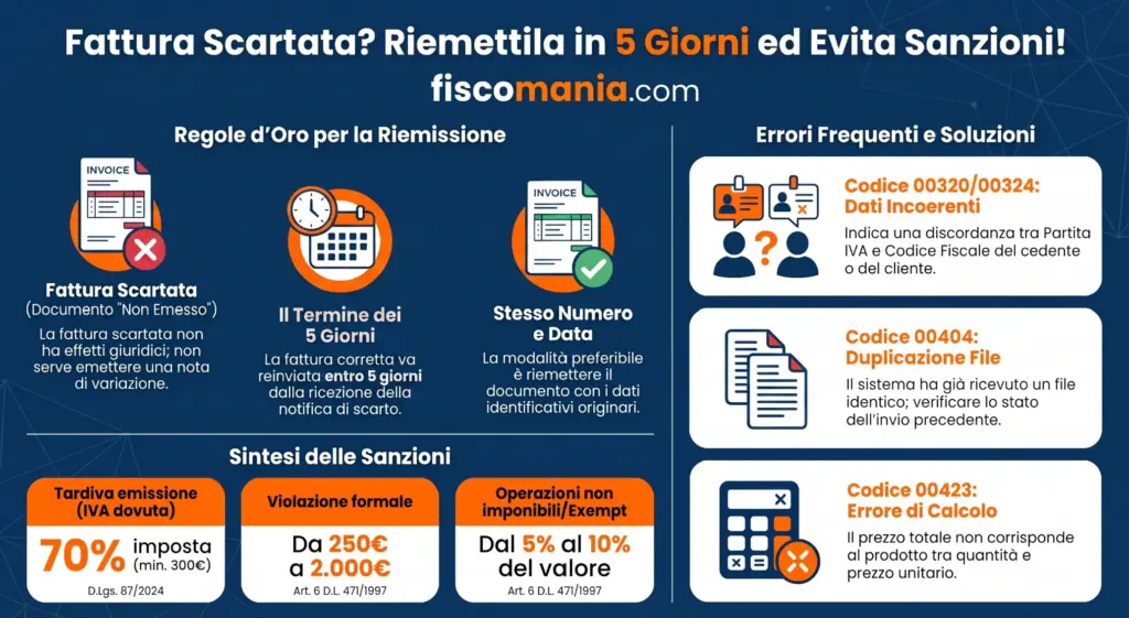Fattura-elettronica-scartata-cosa-fare-come-correggere-l'errore-infografica