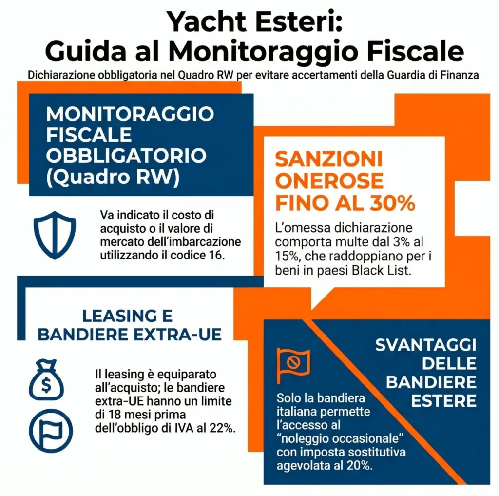 Imbarcazioni-diporto-quadro-RW-yacht-esteri-carati-guida-monitoraggio-fiscale-infografica