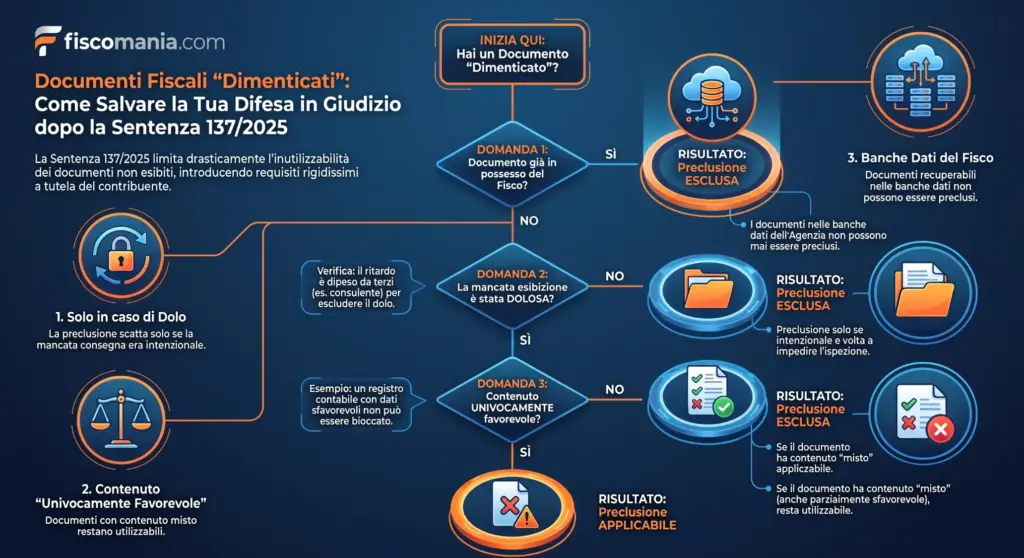Preclusione-probatoria-sentenza-137-2025-Corte-Costituzionale-infografica