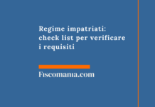 Regime impatriati: check list per verificare i requisiti Regime-impatriati-check-list-verifica-requisiti-tool-online