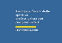 Residenza-fiscale-sportivo-professionista-compensi-esteri
