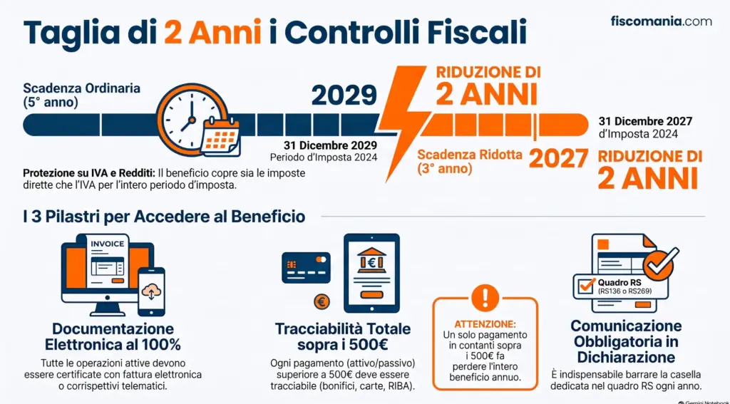 Riduzione-dei-termini-di-accertamento-per-pagamenti-tracciabili-infografica