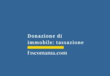 donazione-immobile-tassazione