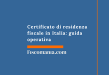 Certificato di residenza fiscale in Italia: guida operativa Certificato-residenza-fiscale-Italia-richiesta-guida-utilizzo