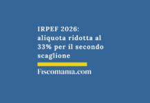 IRPEF-aliquota-ridotta-33%-secondo-scaglione