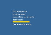 detassazione-tredicesima-mensilità