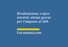 Rivalutazione-cripto-attività-imposta-18%-procedura