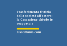 Trasferimento-fittizio-societa-estero-Cassazione