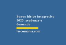 Bonus idrico integrativo 2025: come funziona? bonus-idrico-integrativo