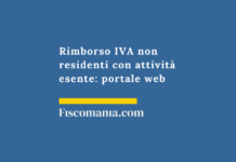 Rimborso IVA non residenti con attività esente: portale web Rimborso-IVA-non-residenti-attività-esente-portale-web