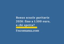 Bonus scuole paritarie 2026: fino a 1.500 euro, a chi spetta? bonus-scuole-paritarie