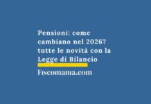 Pensioni: come cambiano nel 2026? tutte le novità con la Legge di Bilancio pensioni-come-cambiano