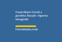 Contributi Covid e perdite fiscali: chiarimenti MEF sul riporto integrale e correzione dichiarazioni Contributi-Covid-perdite-fiscali-riporto-integrale
