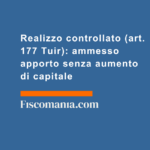Realizzo-controllato-177-tuir-senza-aumento-capitale-guida