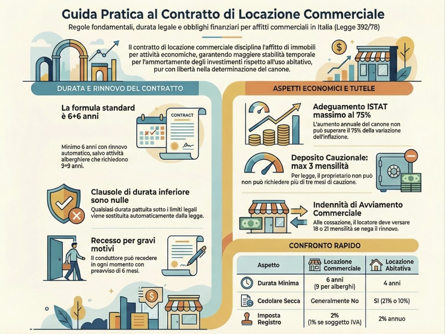 contratto di locazione per uso commerciale