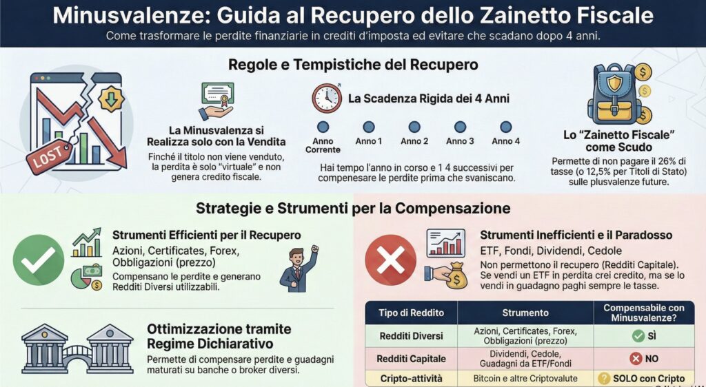 Minusvalenze-finanziarie-utilizzo-compensazione-infografica