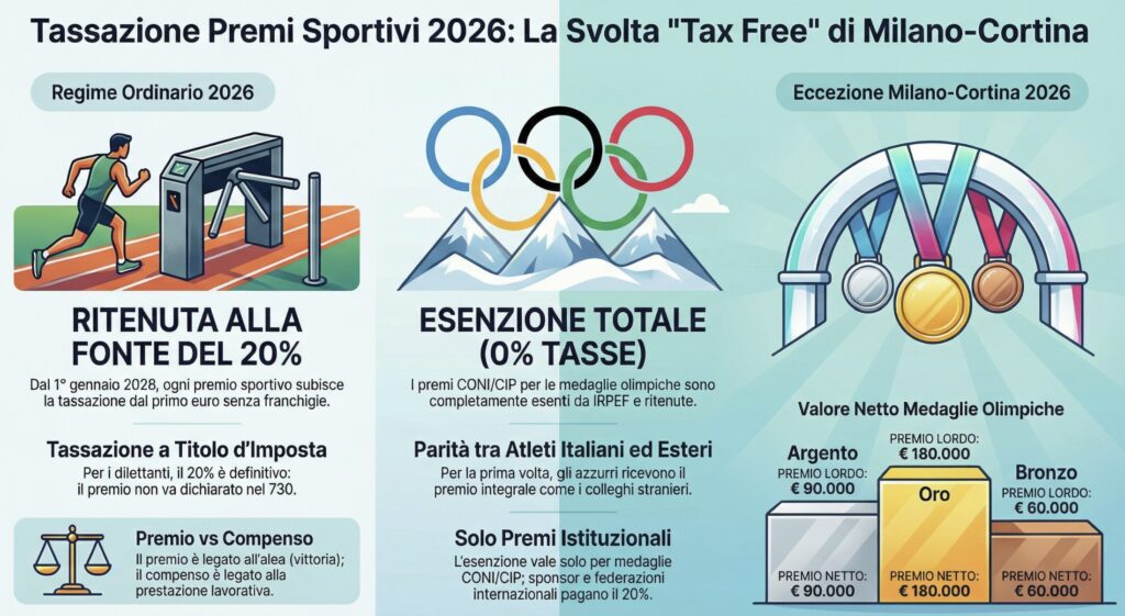 Tassazione-premi-olimpici-sportivi-ritenuta-esenzione-infografica
