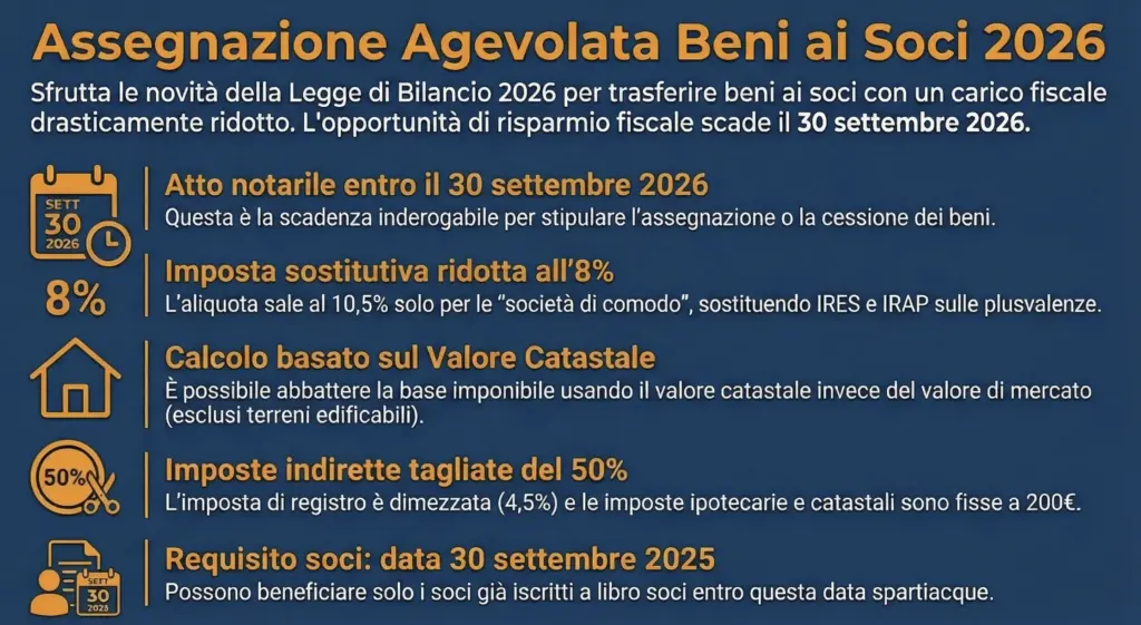 Assegnazione-agevolata-beni-soci-requisiti-scadenze-calcolo-convenienza-infografica