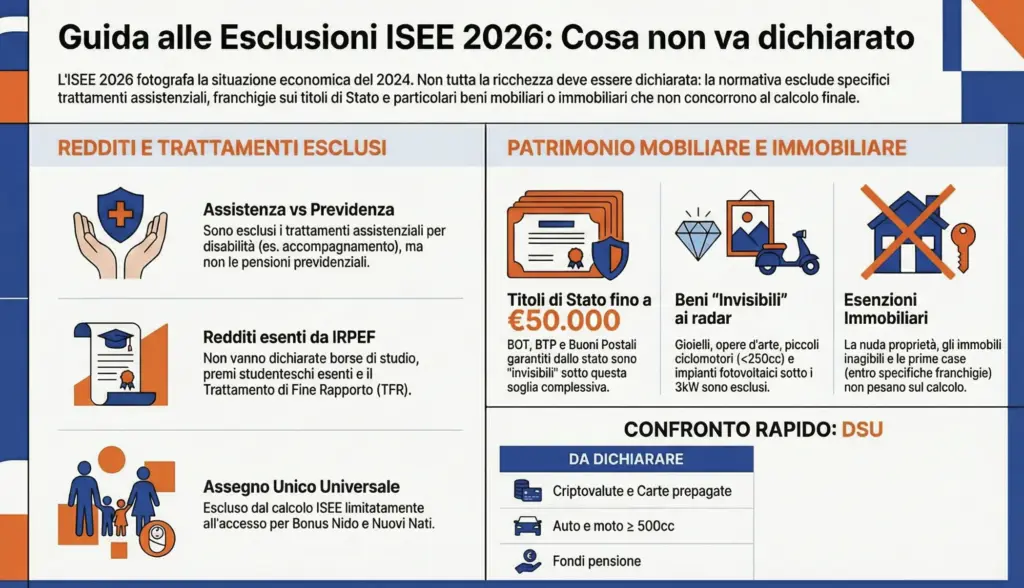 Cosa-non-va-dichiarato-ISEE-guida-beni-redditi-esclusi-infografica