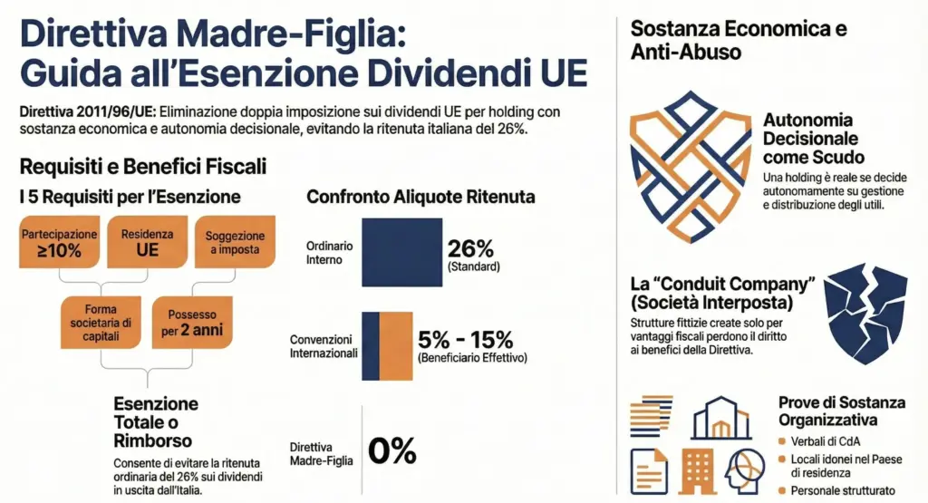 Holding-UE-applicazione-Direttiva-madre-figlia-infografica