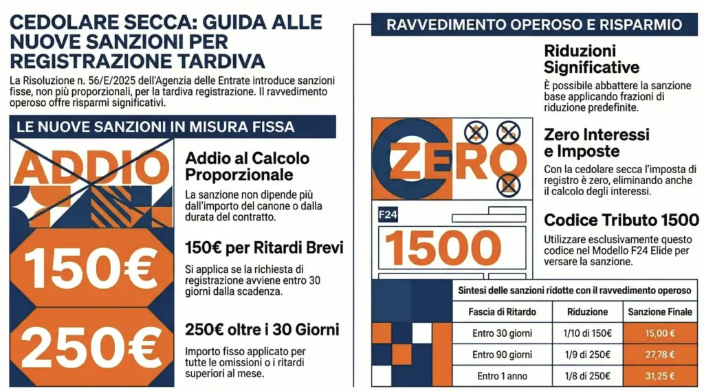 Tardiva-registrazione-contratto-cedolare-secca-sanzioni-calcolo-ravvedimento-infografica