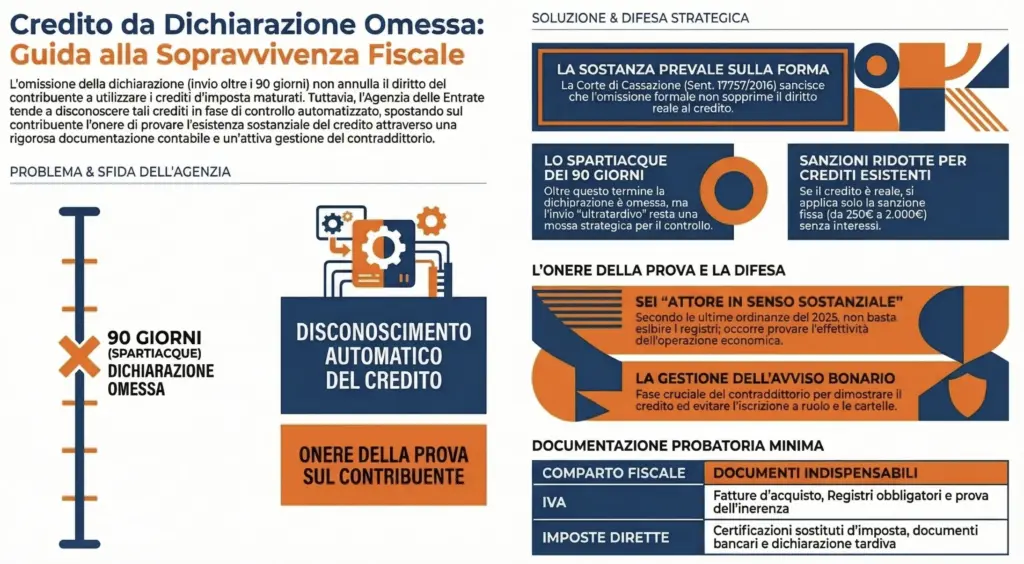 Utilizzo-compensazione-credito-dichiarazione-omessa-regole-prassi-infografica