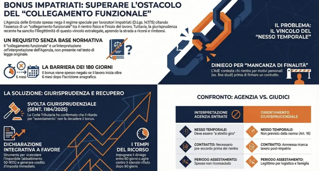 Vecchi-impatriati-collegamento-funzionale-come-fare-ricorso-infografica