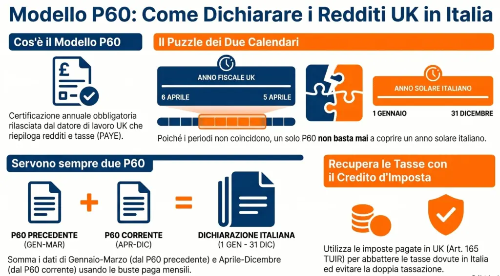 Modello-P60-Regno-Unito-cos'è-come-usarlo-dichiarare-Italia-infografica
