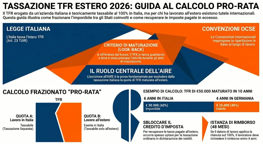Tassazione-TFR-estero-criteri-ripartizione-pro-rata-convenzioni-rimborso-imposte-infografica